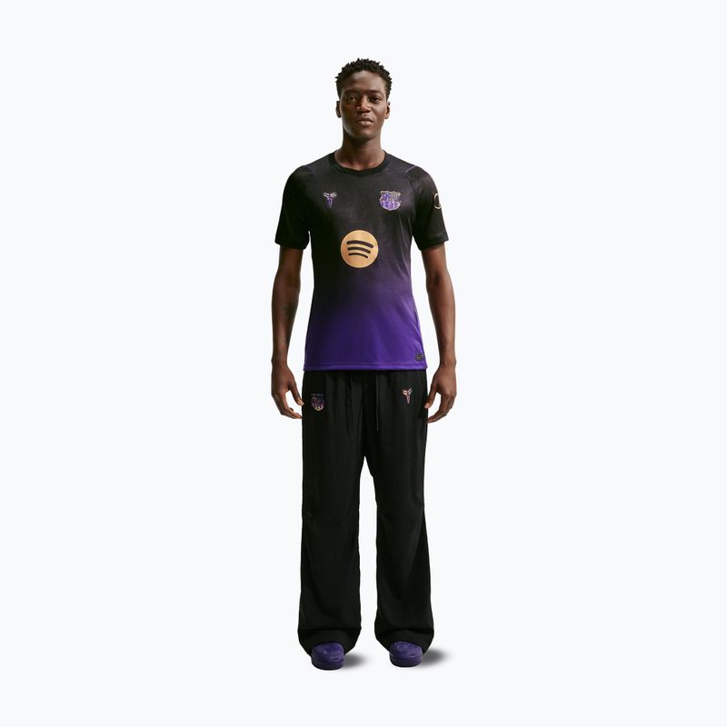 Men's football shirt Nike FC Barcelona 2026/27 Stadium Away field purple/field purple/metallic gold 2