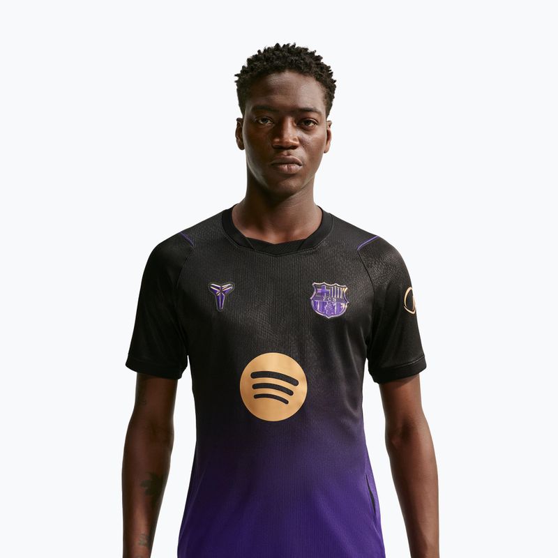 Men's football shirt Nike FC Barcelona 2026/27 Stadium Away field purple/field purple/metallic gold 4
