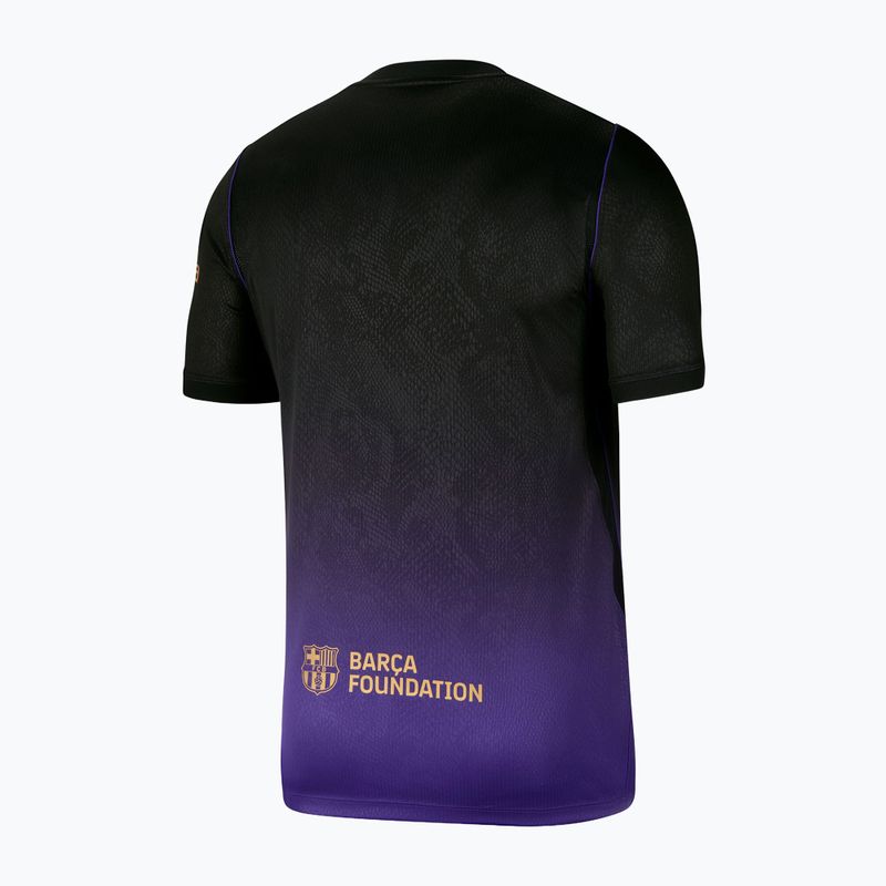 Men's football shirt Nike FC Barcelona 2026/27 Stadium Away field purple/field purple/metallic gold 8