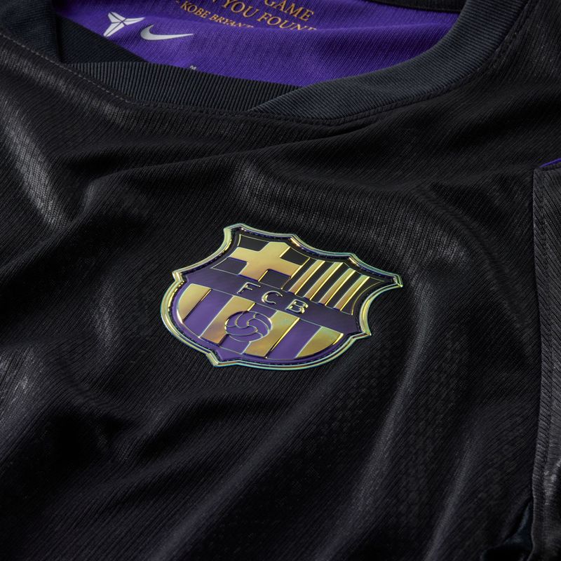 Men's football shirt Nike FC Barcelona 2026/27 Stadium Away field purple/field purple/metallic gold 9