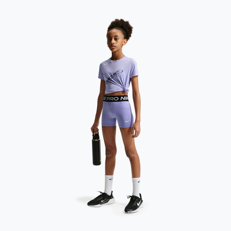 Children's shorts Nike Pro light thistle/white 2
