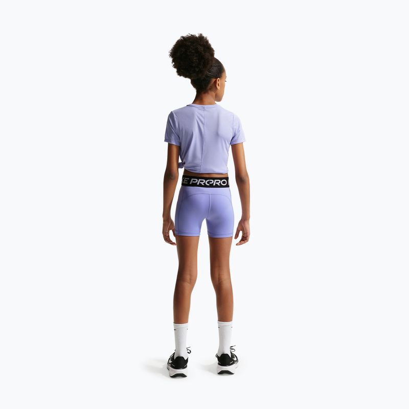 Children's shorts Nike Pro light thistle/white 3