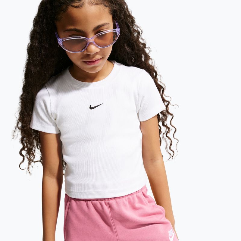 Nike Sportswear Club Fleece children's shorts peony/peony/white 5
