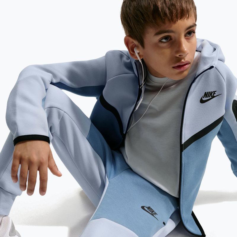 Children's trousers Nike Sportswear Tech Fleece hydrogen blue/work blue/black/black 6