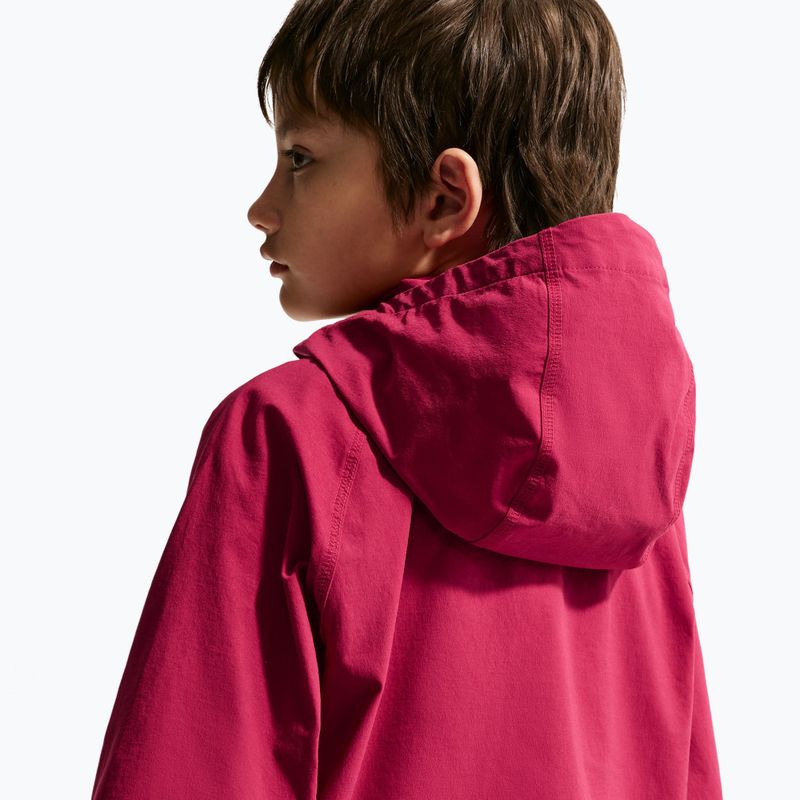 Children's football jacket Nike FC Barcelona Tech Full Zip noble red/black/mineral yellow 5