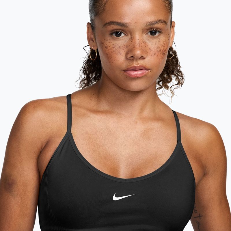 Training bra Nike Pro Seamless Light Support black/white 3