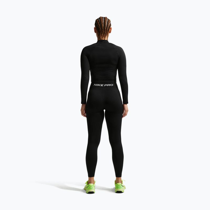 Women's leggings Nike Pro Seamless black/white 3