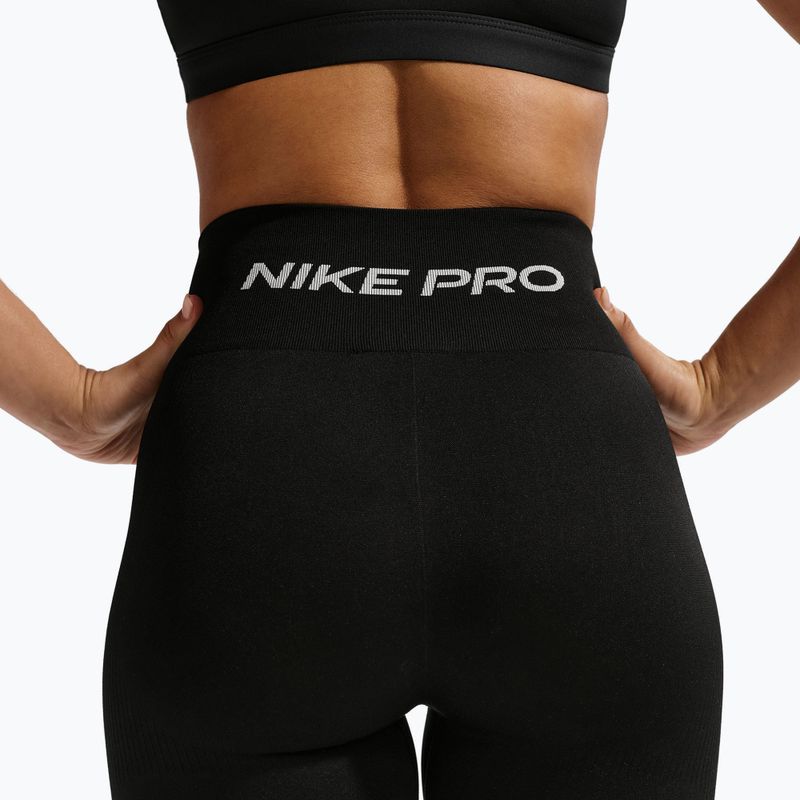 Women's leggings Nike Pro Seamless black/white 4