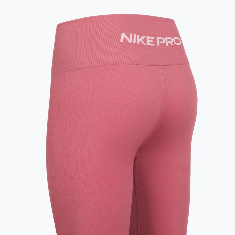 Women's Nike Pro Seamless Leggings pink peony/white 4