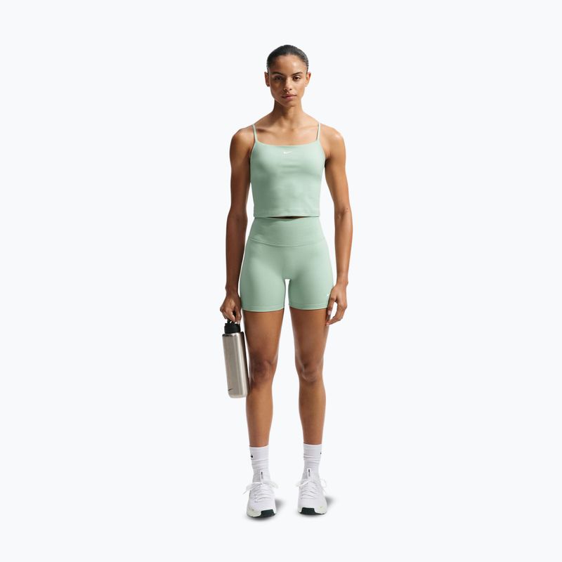 Nike One Medium Support women's training t-shirt steam/white 2