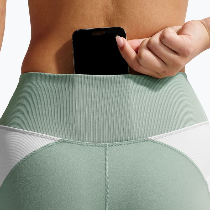 Women's shorts Nike One High Waisted Biker 5" steam/white/white 7