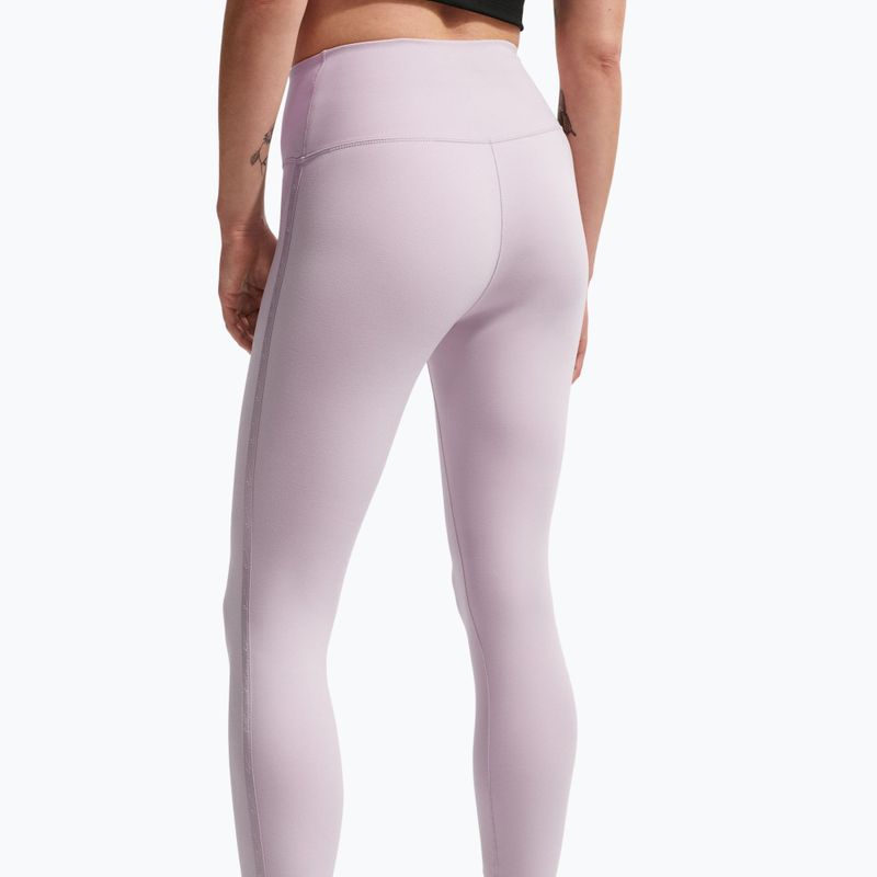 Women's leggings Nike One High-Waisted Seamless platinum violet 5
