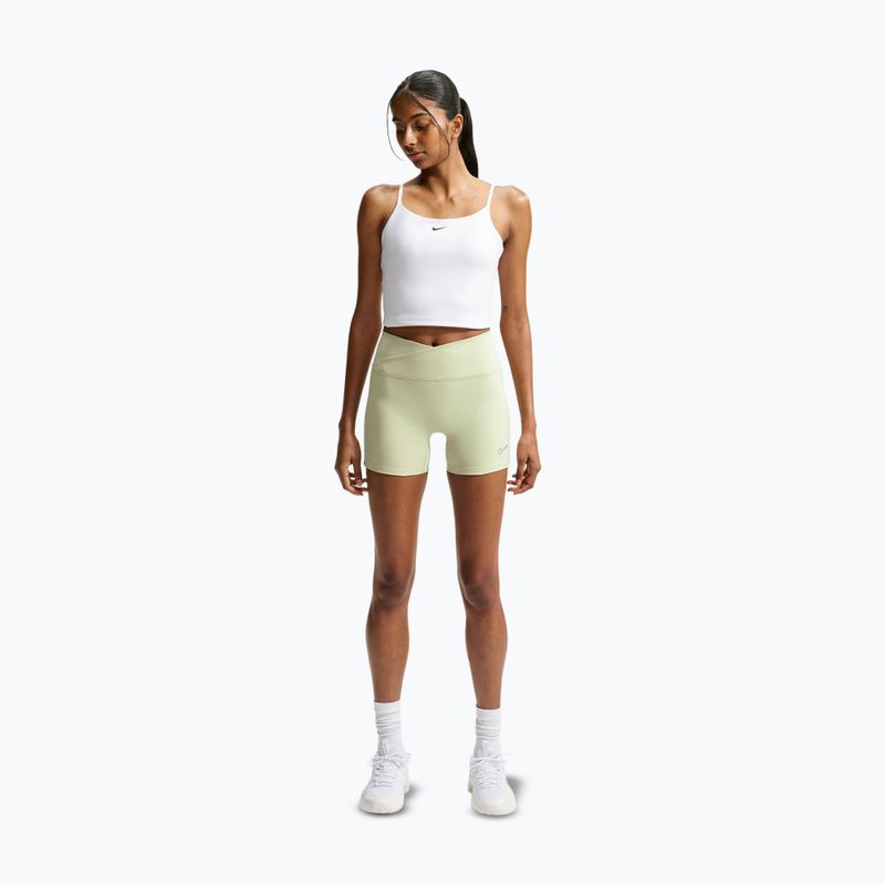 Women's shorts Nike One Biker 5" olive aura 3