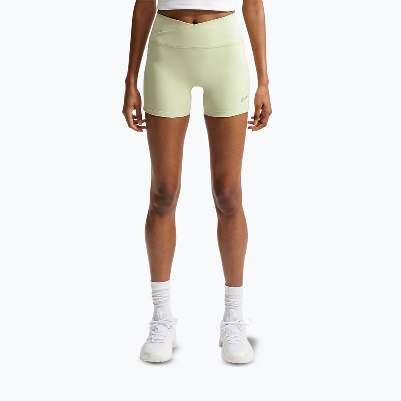 Women's shorts Nike One Biker 5" olive aura 2