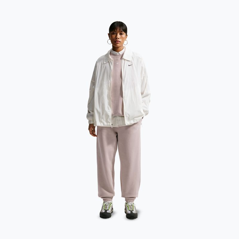 Women's trousers Nike Studio Fleece Medium Weight cream Ii/sail 2