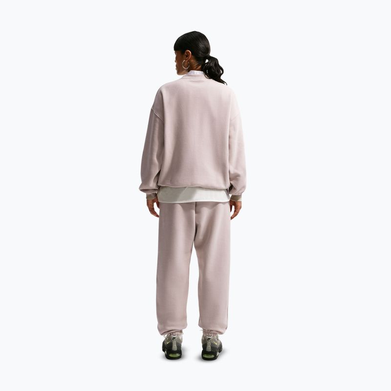 Women's trousers Nike Studio Fleece Medium Weight cream Ii/sail 3