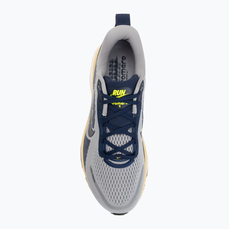 Men's running shoes Nike Vomero 18 wolf grey/pewter/sail/midnight navy 5