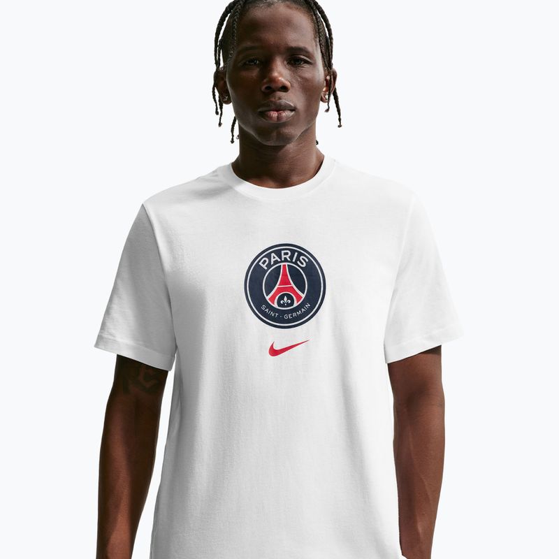 Men's T-shirt Nike Paris Saint-Germain Soccer white 4