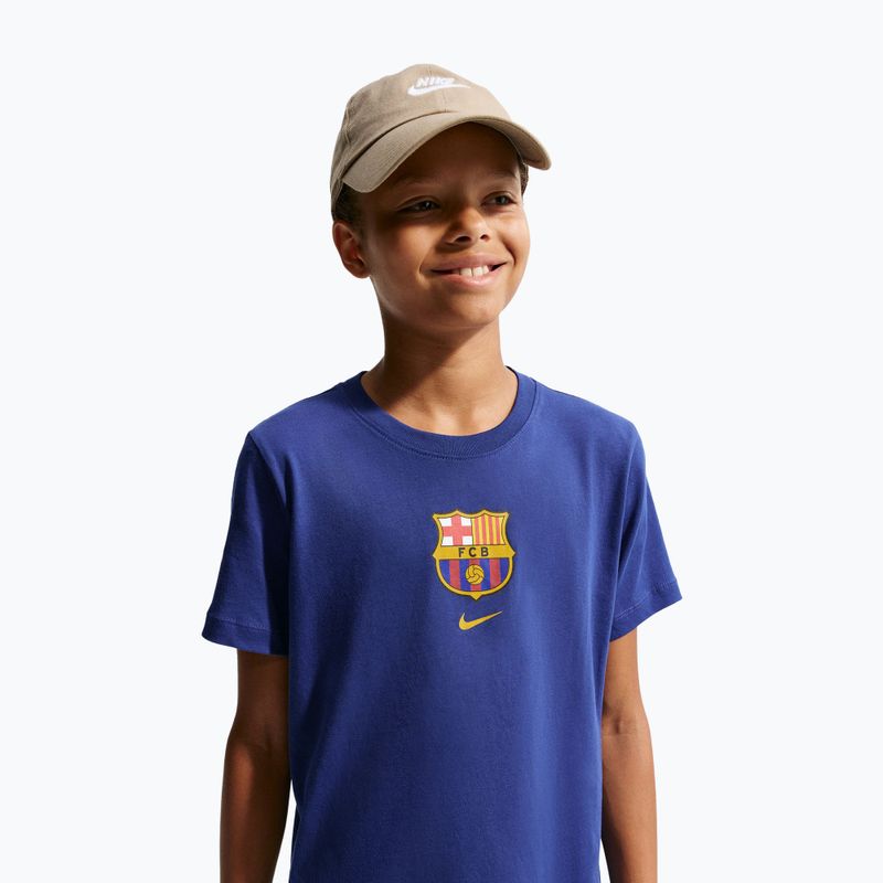 Children's T-shirt Nike FC Barcelona Soccer deep royal blue 4