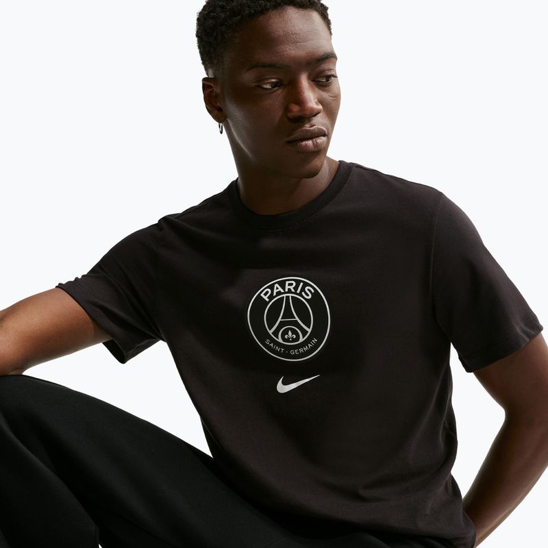 Men's T-shirt Nike Paris Saint-Germain Soccer black 5