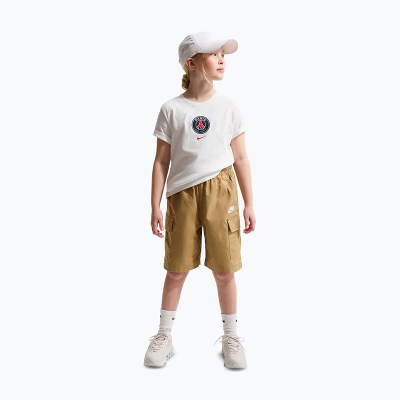 Children's T-shirt Nike Paris Saint-Germain Soccer white 2