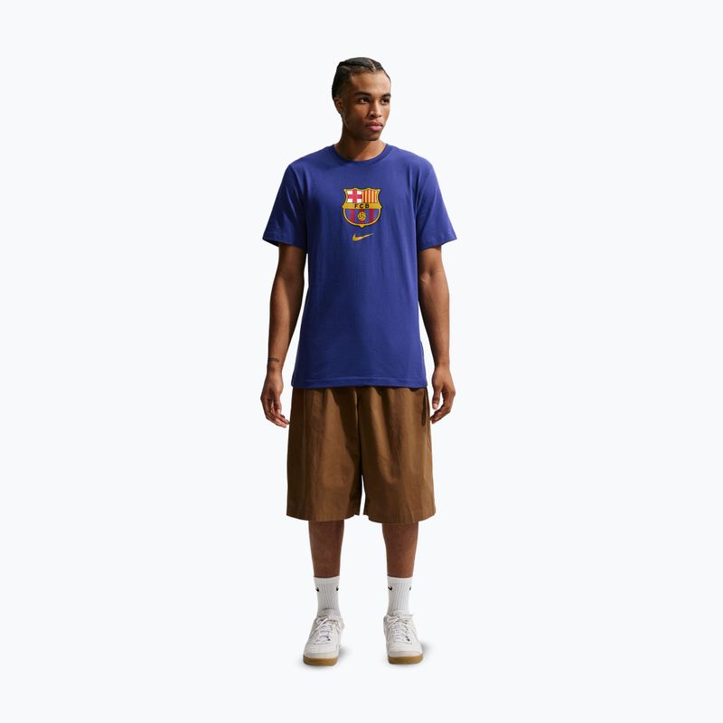 Men's T-shirt Nike FC Barcelona Soccer deep royal blue 2