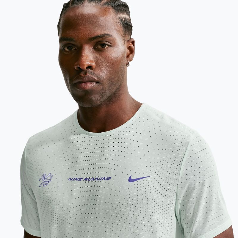 Men's running T-shirt Nike AeroSwift Dri-Fit ADV barely green/lapis 6