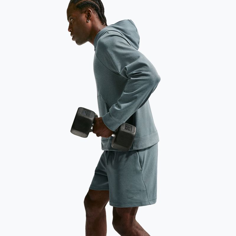 Men's shorts Nike Primary NanoKnit Dri-Fit Performance 7" mineral slate/black spruce/mineral slate 5