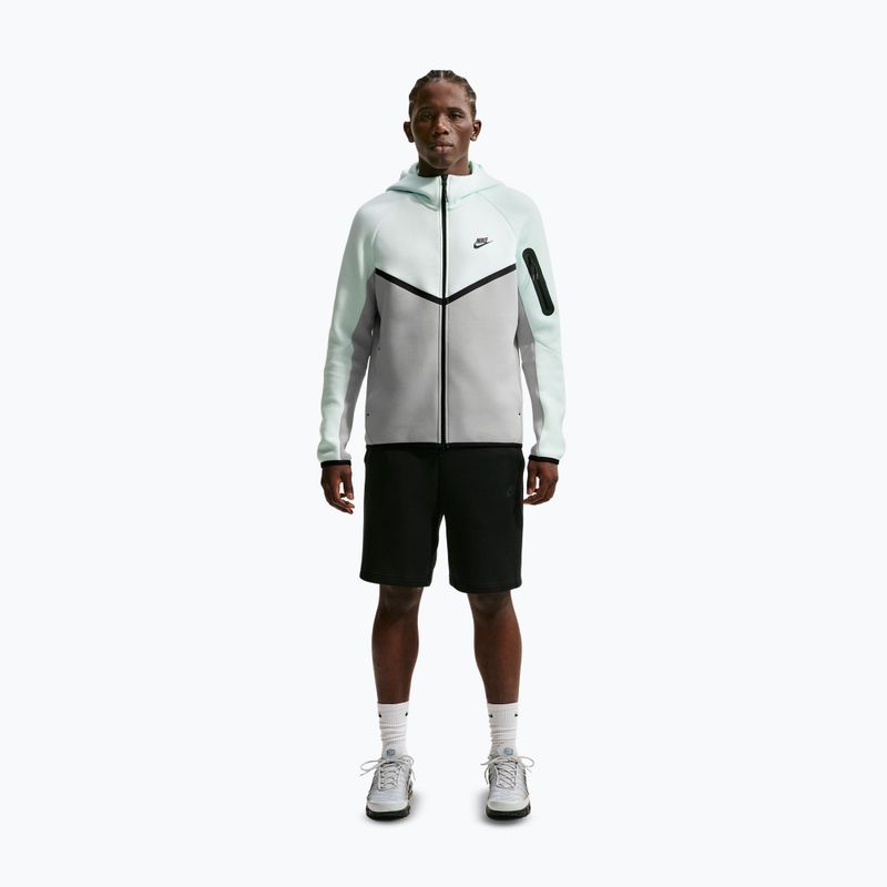 Men's sweatshirt Nike Tech Windrunner Full Zip barely green/light silver/black 2