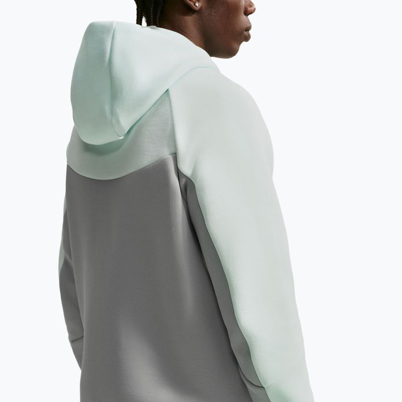 Men's sweatshirt Nike Tech Windrunner Full Zip barely green/light silver/black 5