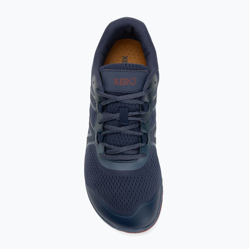 Men's barefoot shoes Xero Shoes HFS II vinage indigo/red orche 5