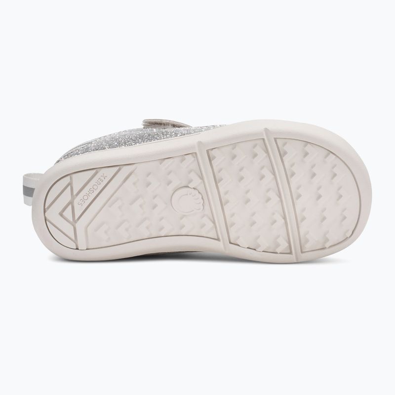 Children's barefoot shoes Xero Shoes Prio silver glitter 5