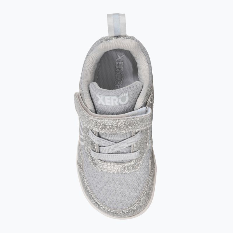 Children's barefoot shoes Xero Shoes Prio silver glitter 6