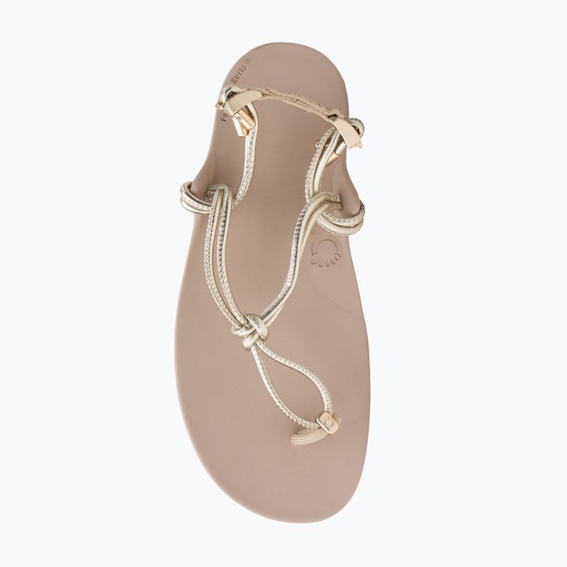 Women's barefoot sandals Xero Shoes Genesis gold metallic 7