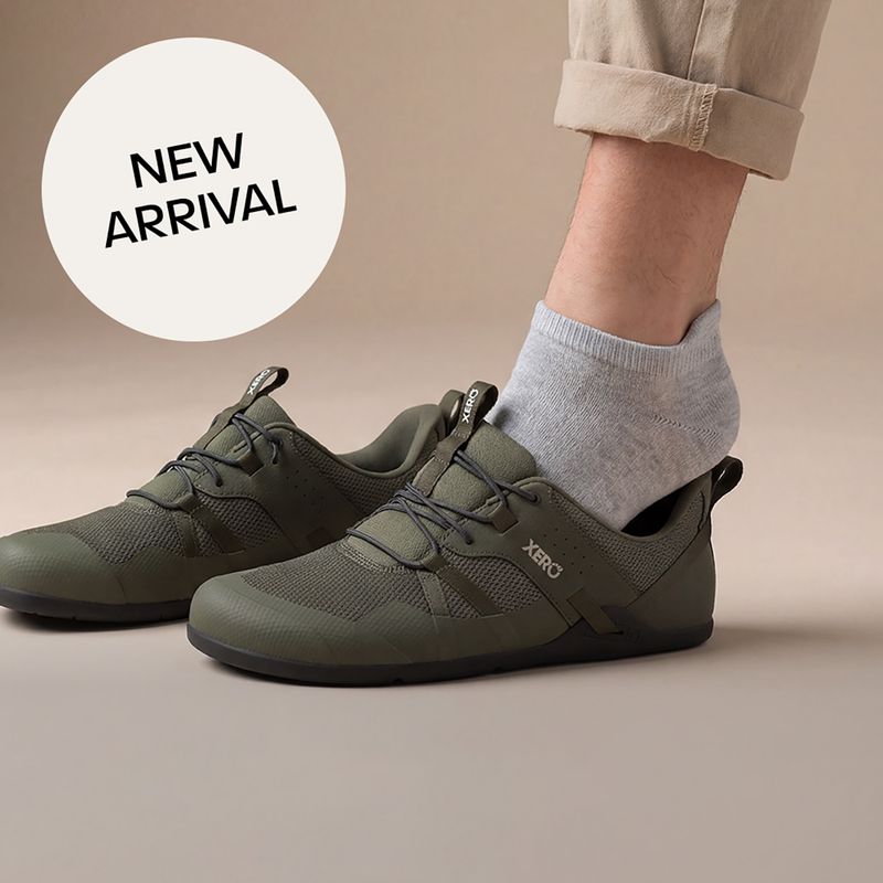 Men's barefoot shoes Xero Shoes Prio Easy On army green 9