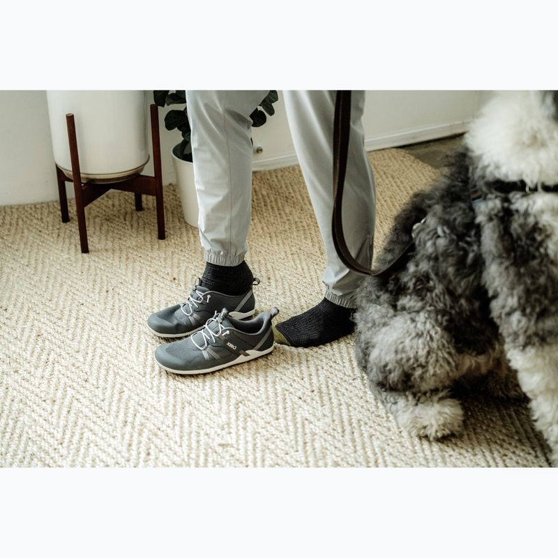 Men's barefoot shoes Xero Shoes Prio Easy On steel gray 10