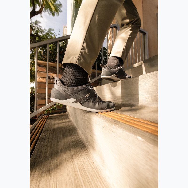 Men's barefoot shoes Xero Shoes Prio Easy On steel gray 13