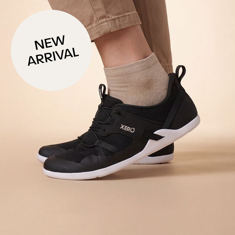 Women's barefoot shoes Xero Shoes Prio Easy On black/white 9