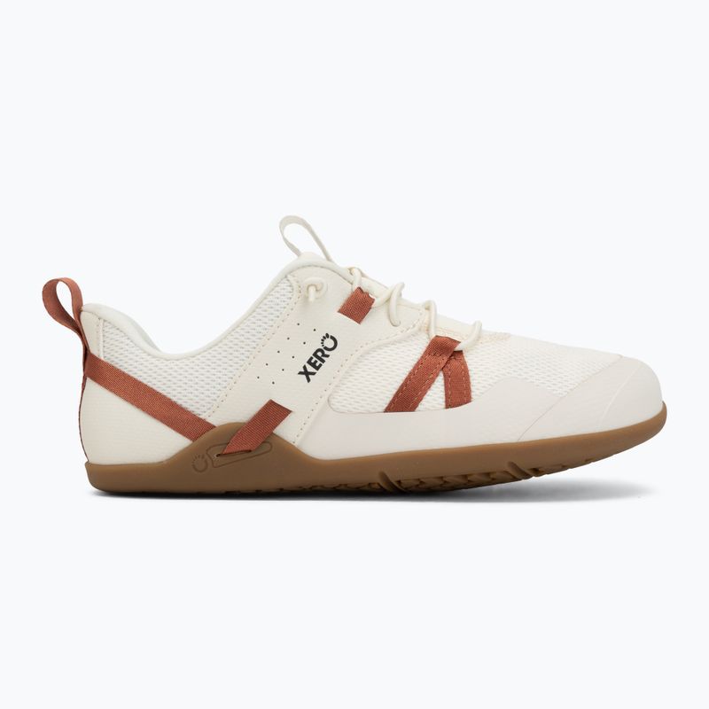 Women's barefoot shoes Xero Shoes Prio Easy On egret/burnt brick 2