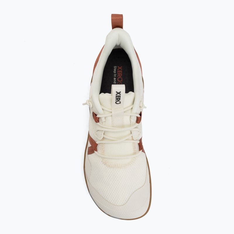 Women's barefoot shoes Xero Shoes Prio Easy On egret/burnt brick 5