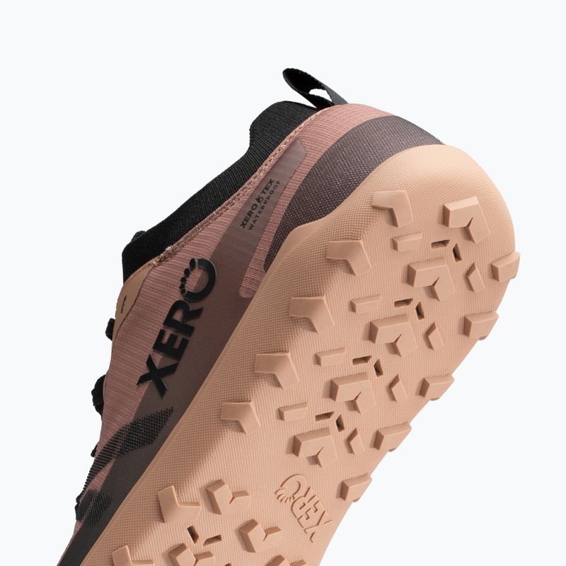 Men's barefoot shoes Xero Shoes Mesa Summit Waterproof dark irish cream 8