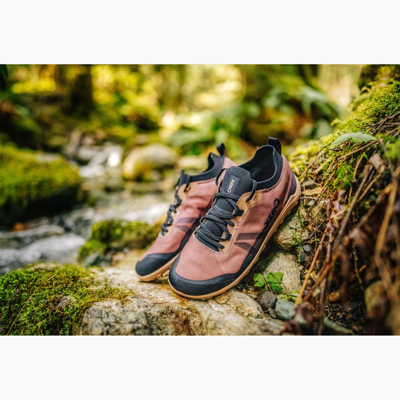 Men's barefoot shoes Xero Shoes Mesa Summit Waterproof dark irish cream 10