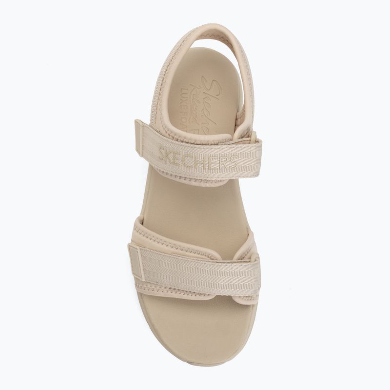 Women's sandals SKECHERS D'Lux Walker Adored Days beige 5