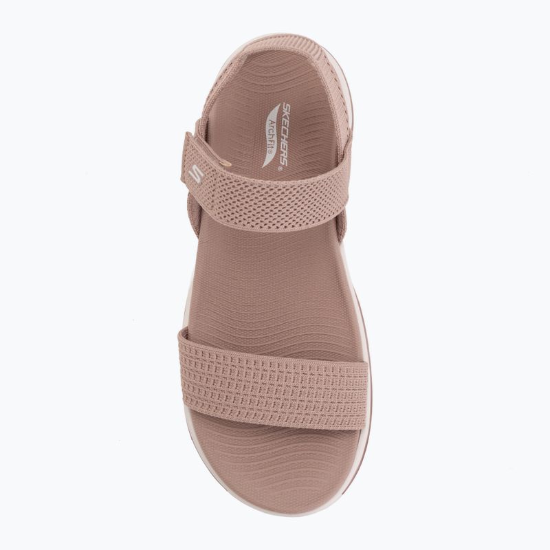 Women's sandals SKECHERS Go Walk Arch Fit 2.0 purple 5