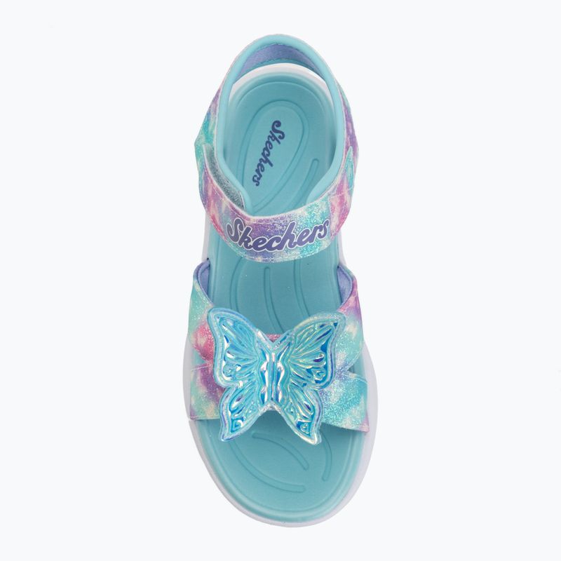 Children's sandals SKECHERS Jumpsters Butterfly Brites blue 5