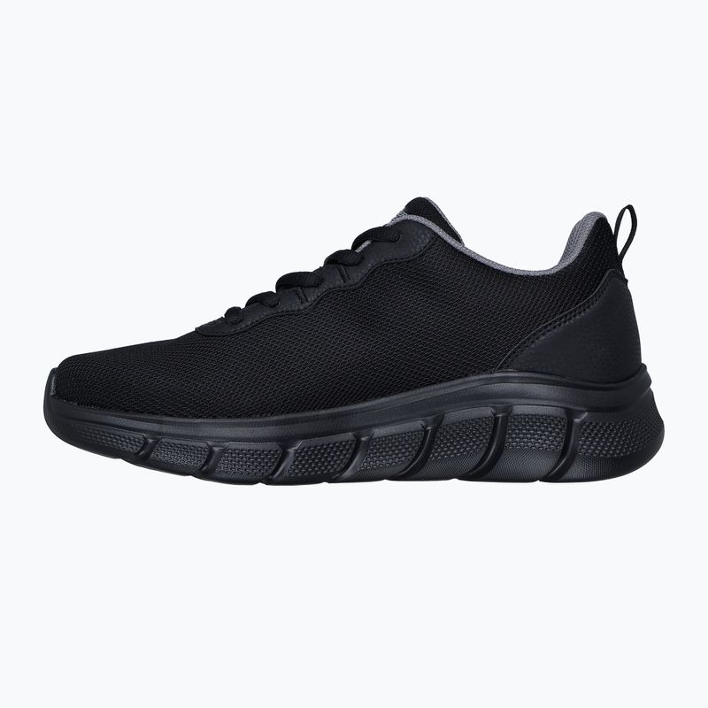 Men's Skechers Bobs Sport B Flex Icy Edge black shoes 2