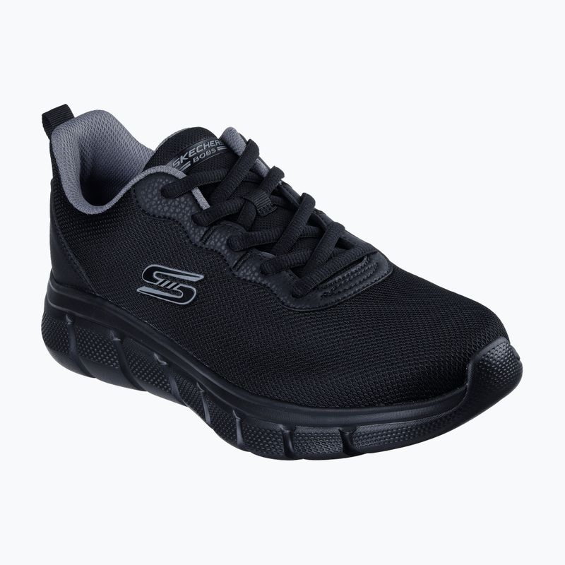 Men's Skechers Bobs Sport B Flex Icy Edge black shoes 3