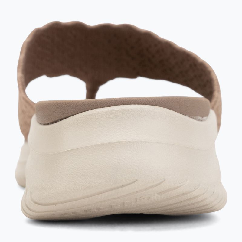 Women's slides SKECHERS Ultra Flex 3.0 Rhythm Waves brown 6