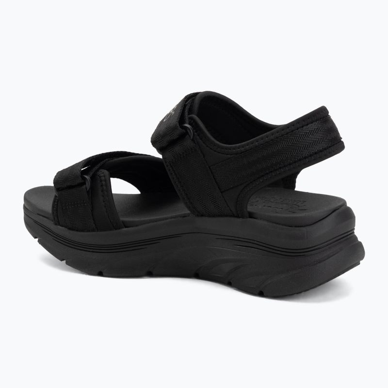 Women's sandals SKECHERS D'Lux Walker Adored Days black 3