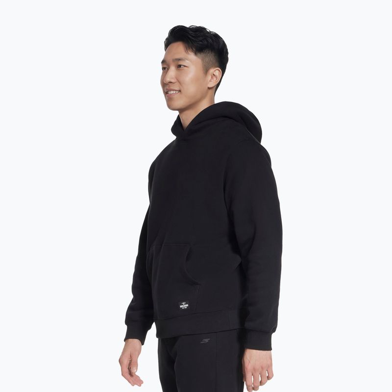 Men's sweatshirt SKECHERS Max Soft Hoodie black 3